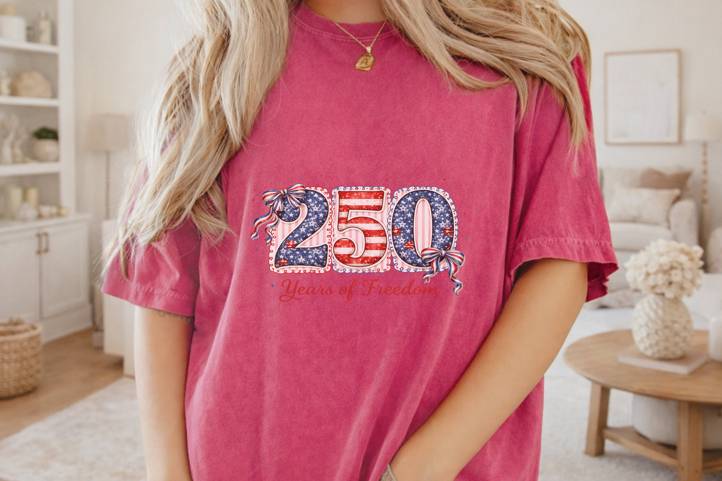 250 Years of Freedom Shirt, Patriotic Graphic Tee, American Flag Design T-Shirt, Independence Day Shirt, Fourth of July Tee