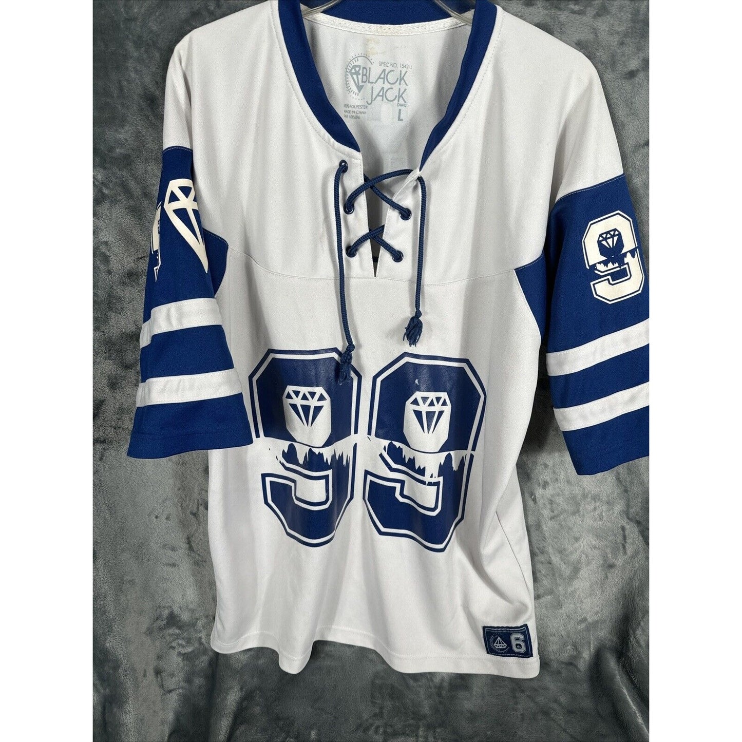 Black Jack Clothing USA Hockey/Baseball Jersey Wayne Gretzky Men’s Large