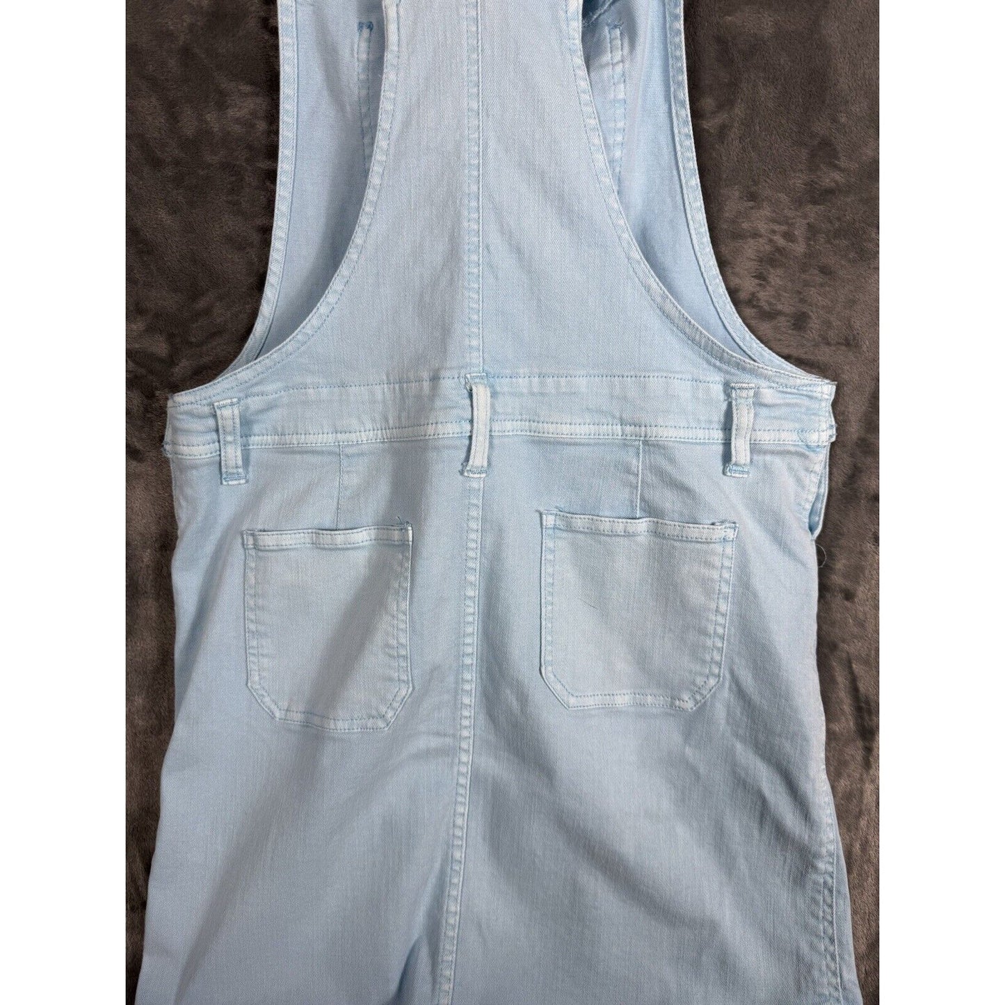 Art Class Women’s Denim Overalls 2X Large Size 18 Stretch Pastal Blue