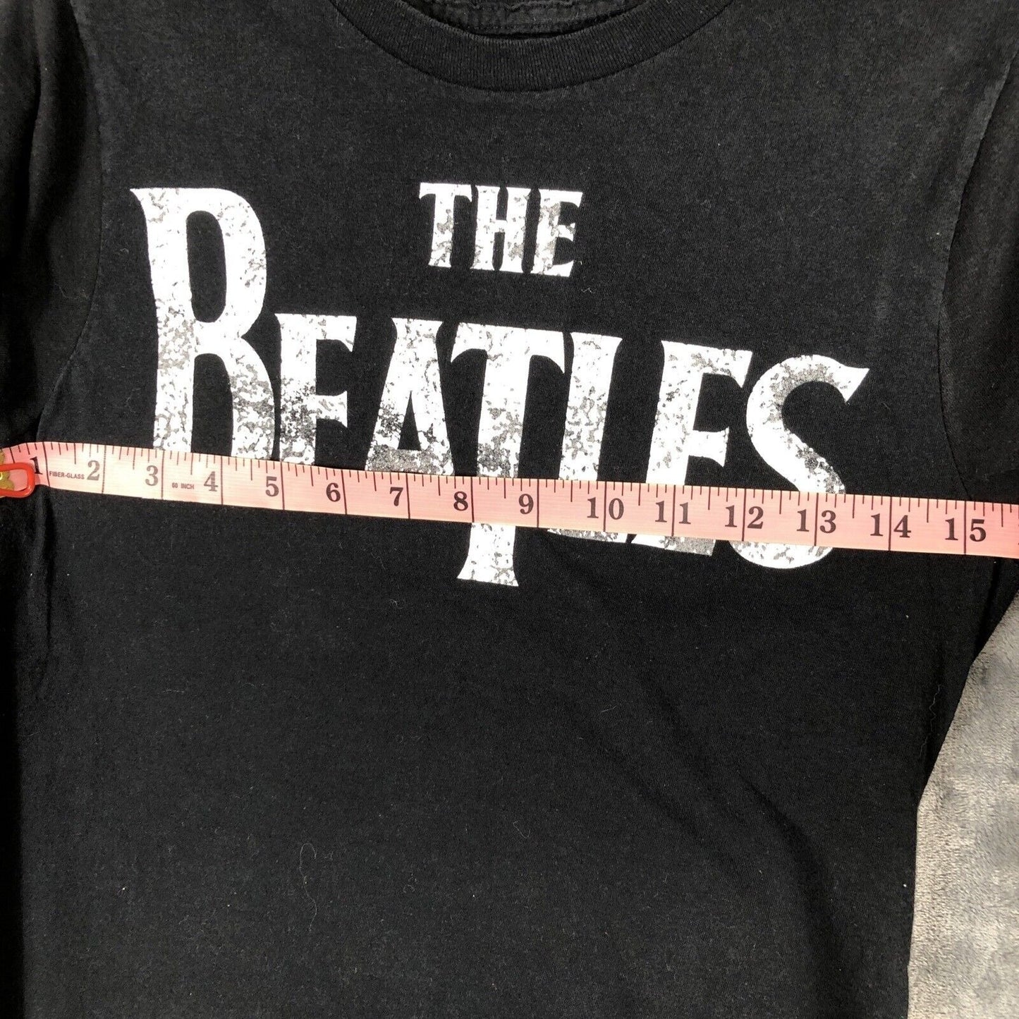 The Beatles T-Shirt Rock Band Tee Classic Rock Shirt Black Size Small Unisex