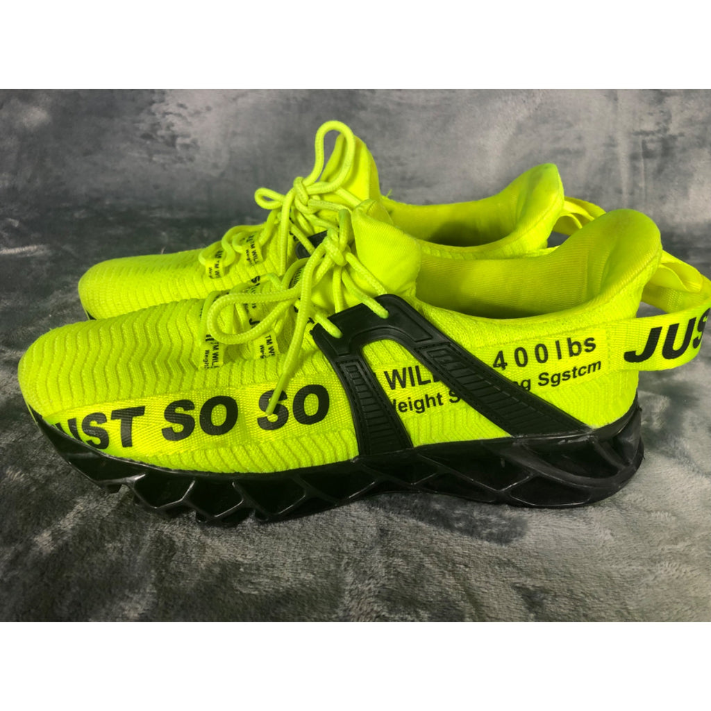 JUST SO SO Men's Shoes Non-Slip Athletic Sneakers Outdoor Sports Running Blade