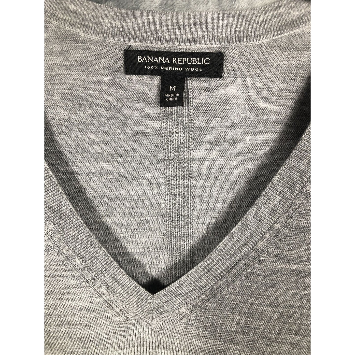 Banana Republic Sweater Men’s 100% Merino Wall Adult Size Medium