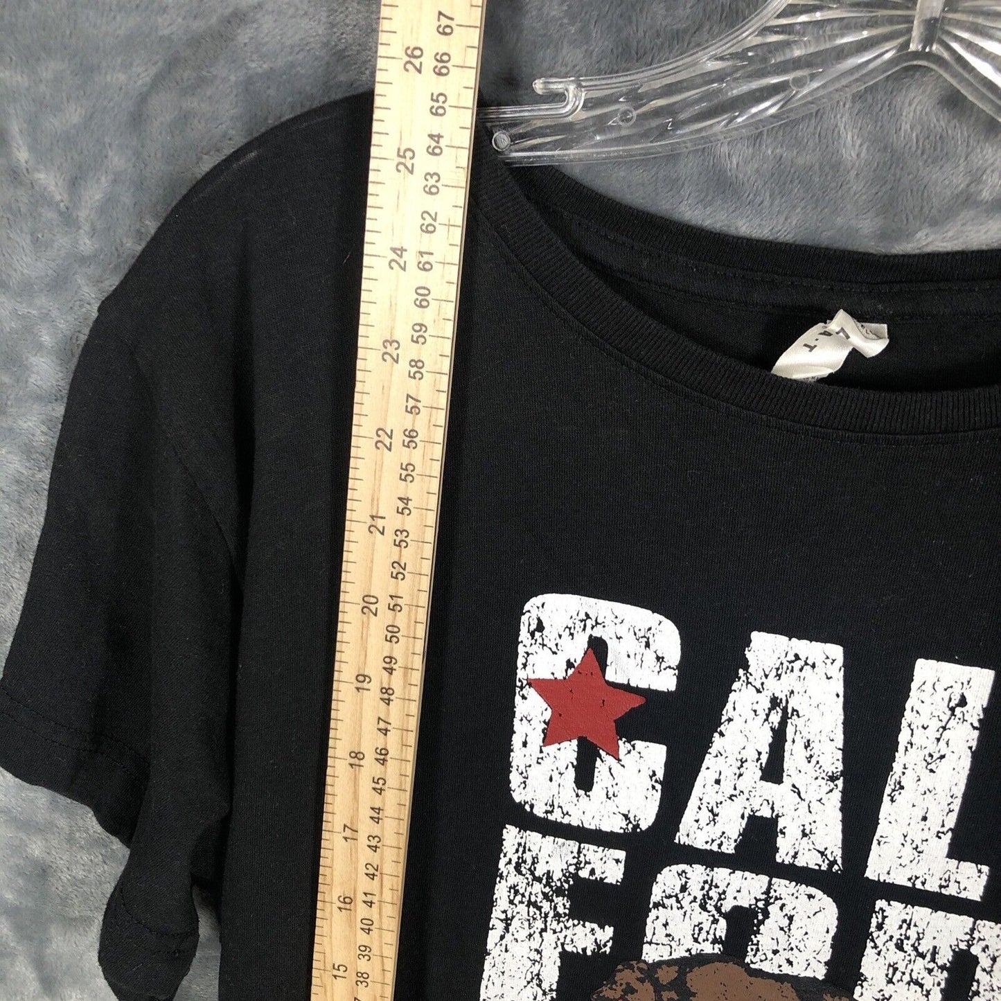 Live And Tell California Republic Women’s T-Shirt Black Extra-Large Shirt