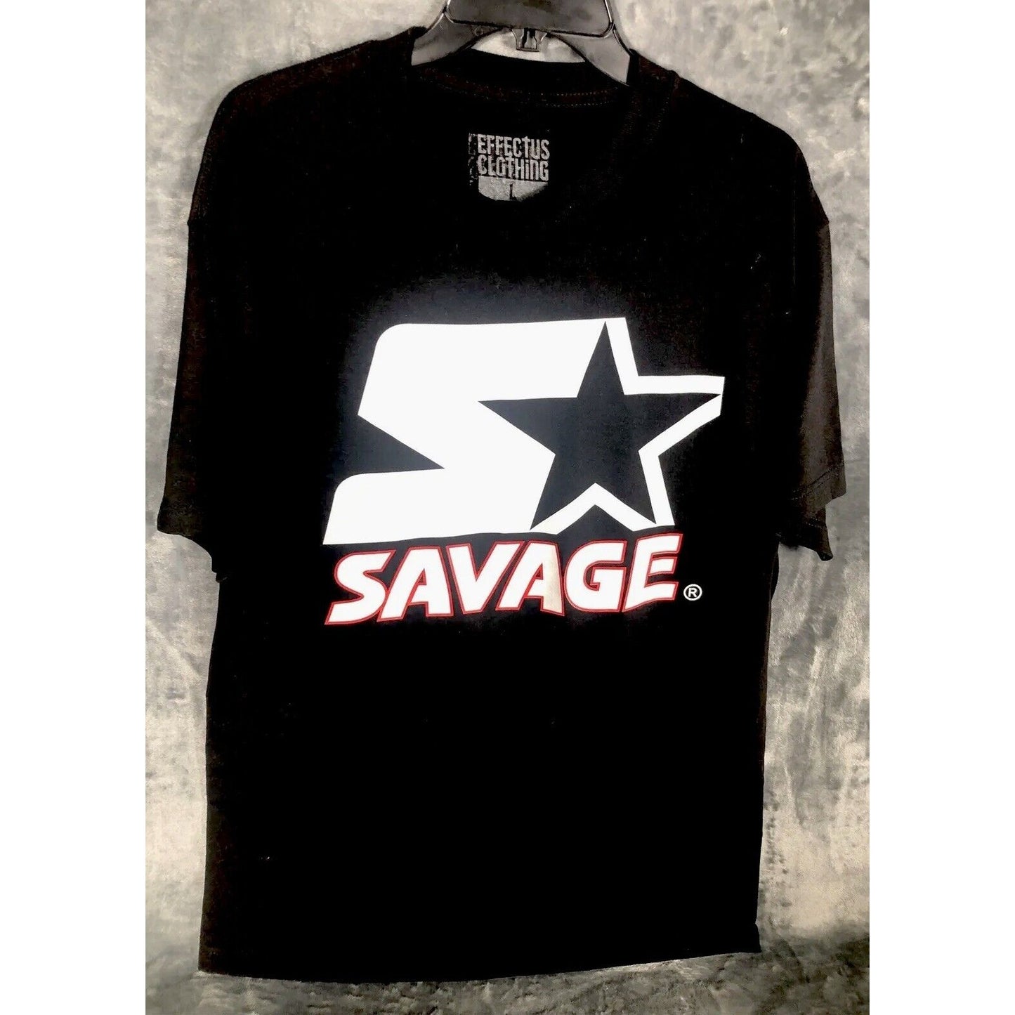 Infectious Clothing Savage Men’s T-Shirt Black Adult Size Large Shirt