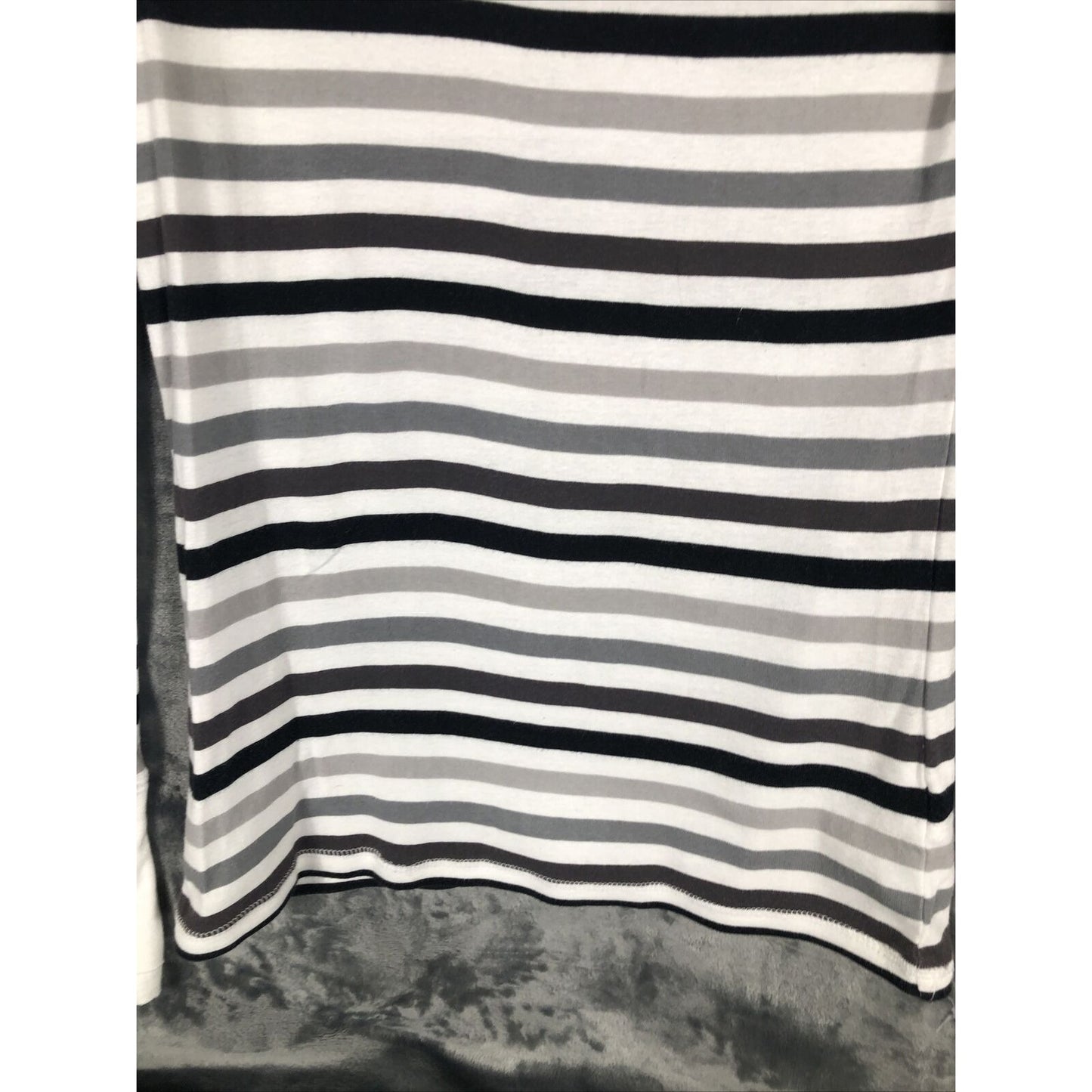 Arizona Women’s Sweater Long Sleeve Striped Size Large