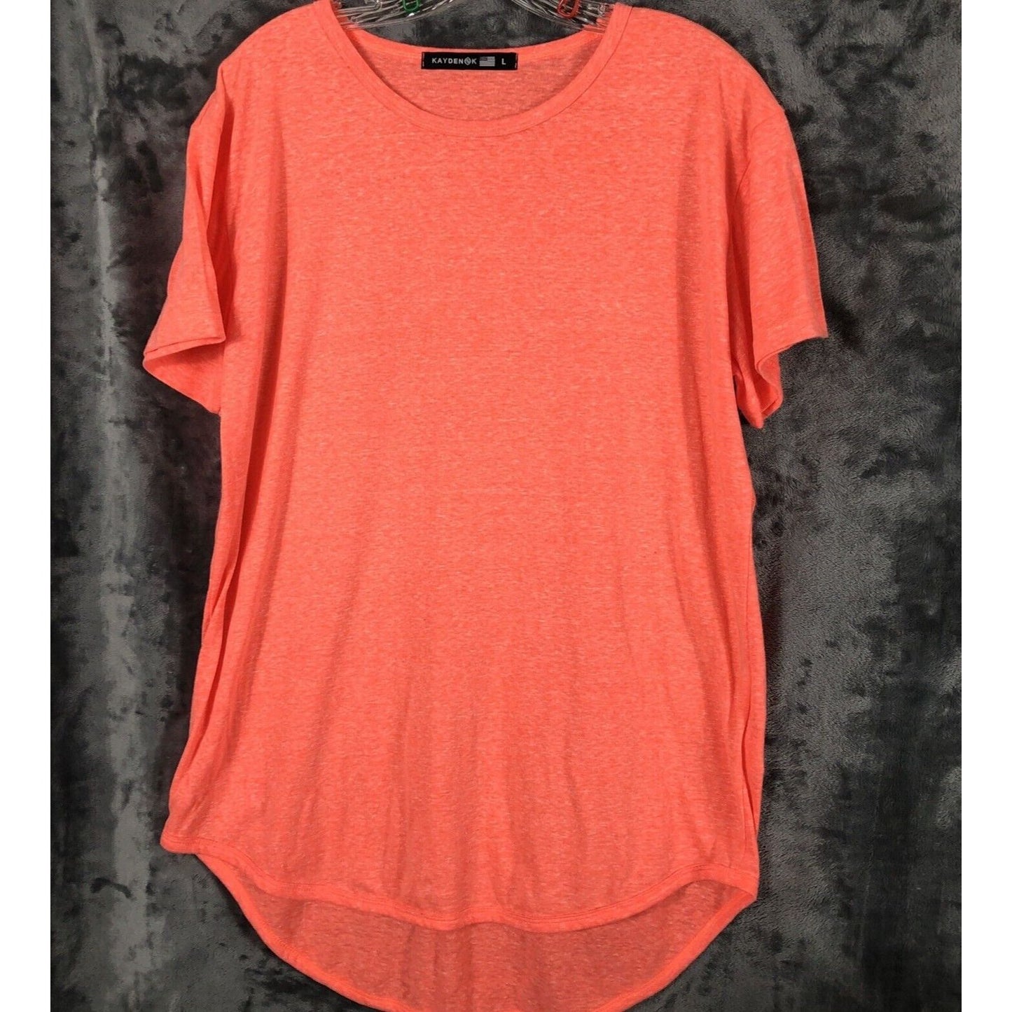 KaydenK T Shirt Women’s Shirt Size Large Orange Tee