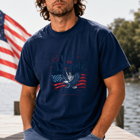 Patriotic 250 Year Anniversary T-Shirt, USA Independence Day Tee, We The People Eagle Shirt, Gift for History Lovers