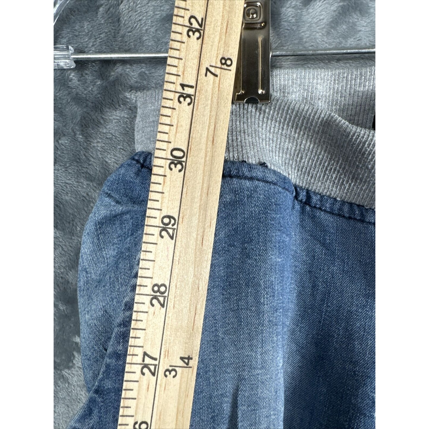 Rue 21 Pants Girls Small Distressed Soft Blue Joggers