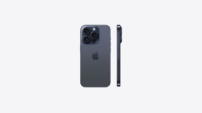 Apple iPhone 15 Pro A2848 Spectrum Only 128GB Blue Titanium Very Good