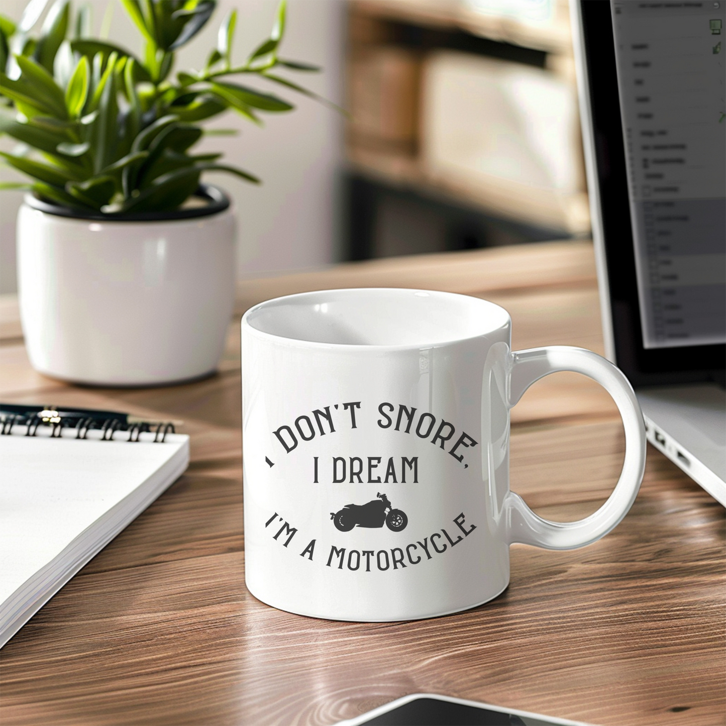Motorcycle Enthusiast Mug, Customized Ceramic Coffee Mug, Gift for Bikers and Riders, Novelty Mug, Dishwasher Safe, Personalized Gift