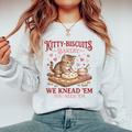 Kitty Biscuits We Knead ‘Em Sweatshirt – Funny Cat Lover Crewneck – Cozy Unisex Humor Shirt – Gift for Him or Her