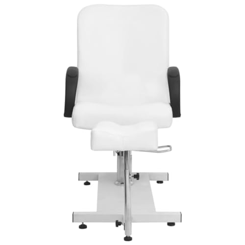 CUMYZO Massage Chair with Footrest White 50