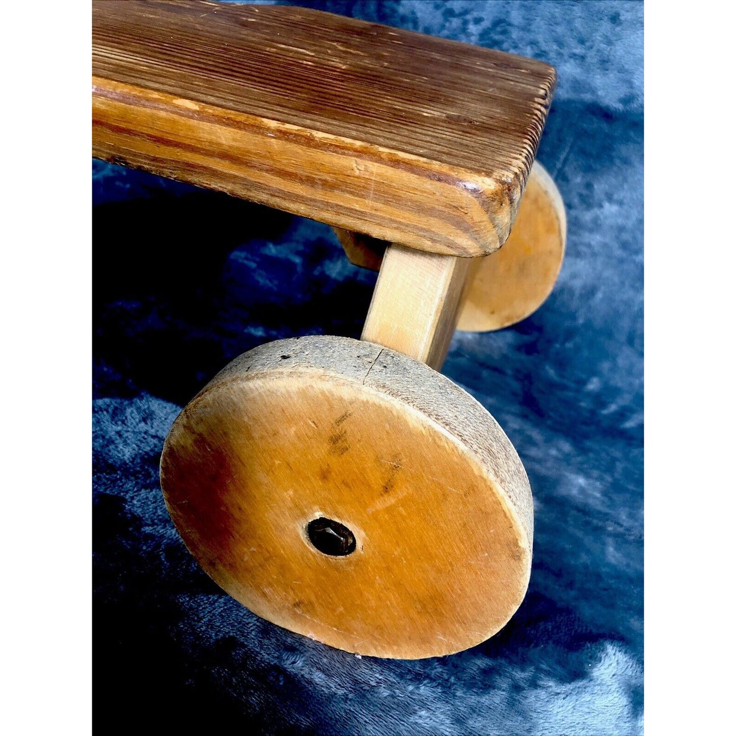Hand Crafted Kids Wood Riding Toy Vintage Trike Handmade Kids Tricycle Bike