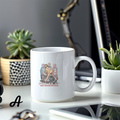 Vintage Gas Station Mug, Retro Coffee Cup, Pin-Up Girl Design, Classic Car Enthusiast Gift, Ceramic Mug 11oz, 15oz, Man Cave Decor