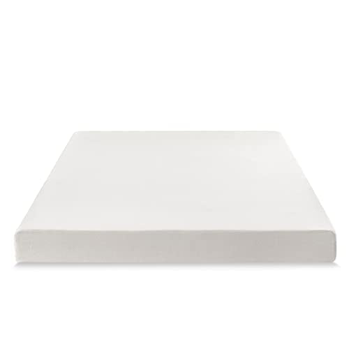 Best Price Mattress 6 inch Twin Mattress Bed-In-A-Box, Green Tea Memory Foam, White