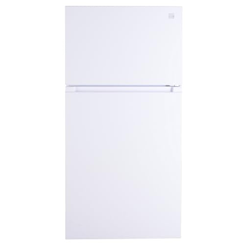 Kenmore 33 in. 20.5 cu. ft. Capacity Refrigerator/Freezer with Full-Width Adjustable Glass Shelving, Humidity Control Crispers, ENERGY STAR Certified, White