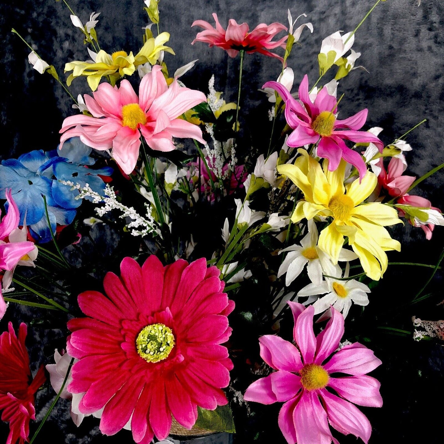 Artificial Flower Arrangement Silk Spring Bouquet New Floral Arrangement