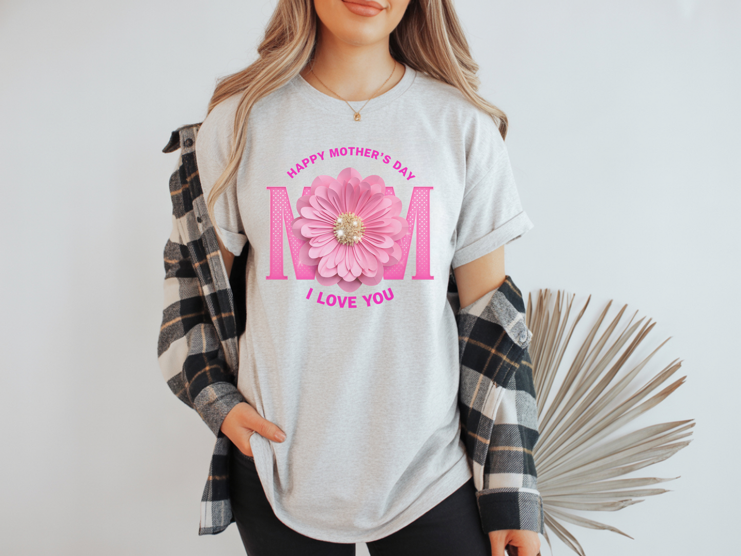 Floral Happy Mother's Day Shirt, I Love You MOM Tee, Funny Mom Life Gift, Tired Mom Mental Load Shirt, Soft Graphic Tee for Mom
