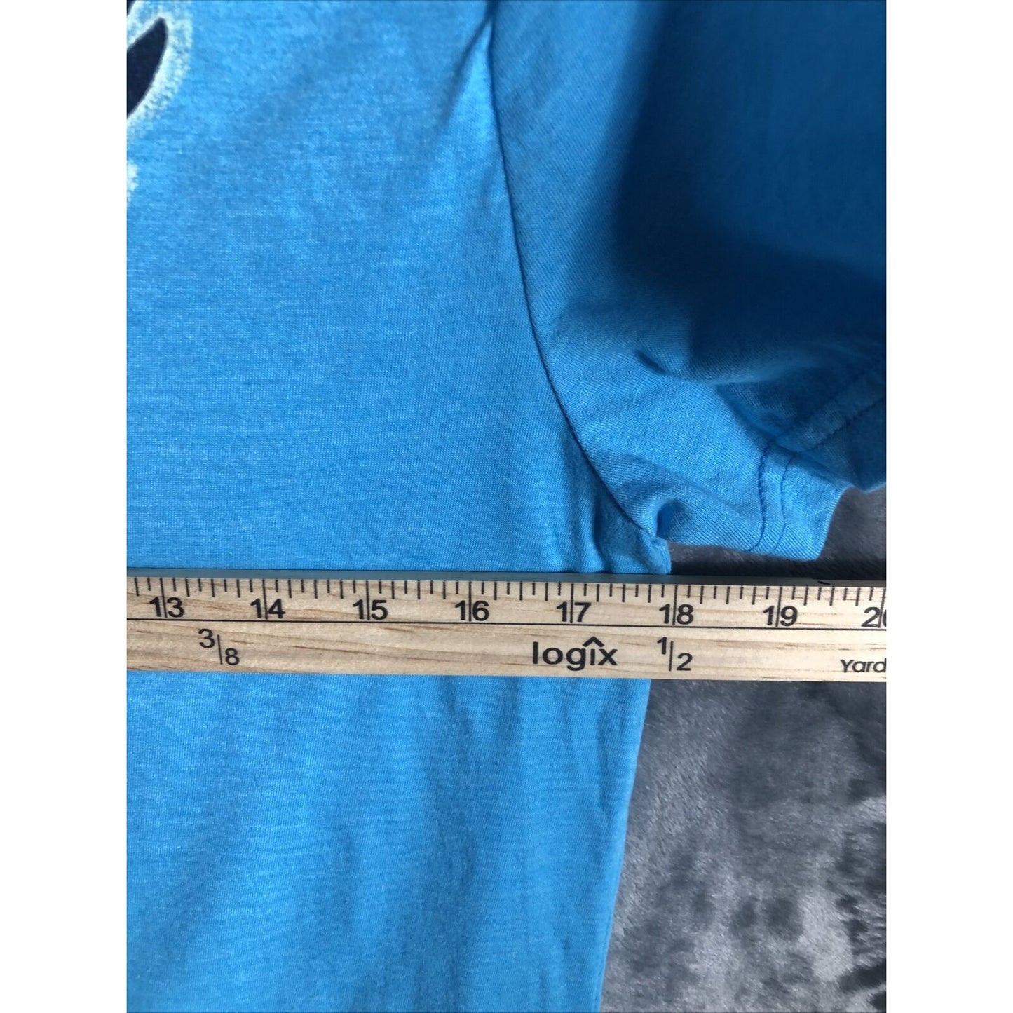 American Eagles T-Shirt Large Eagle Size Petite Small Blue