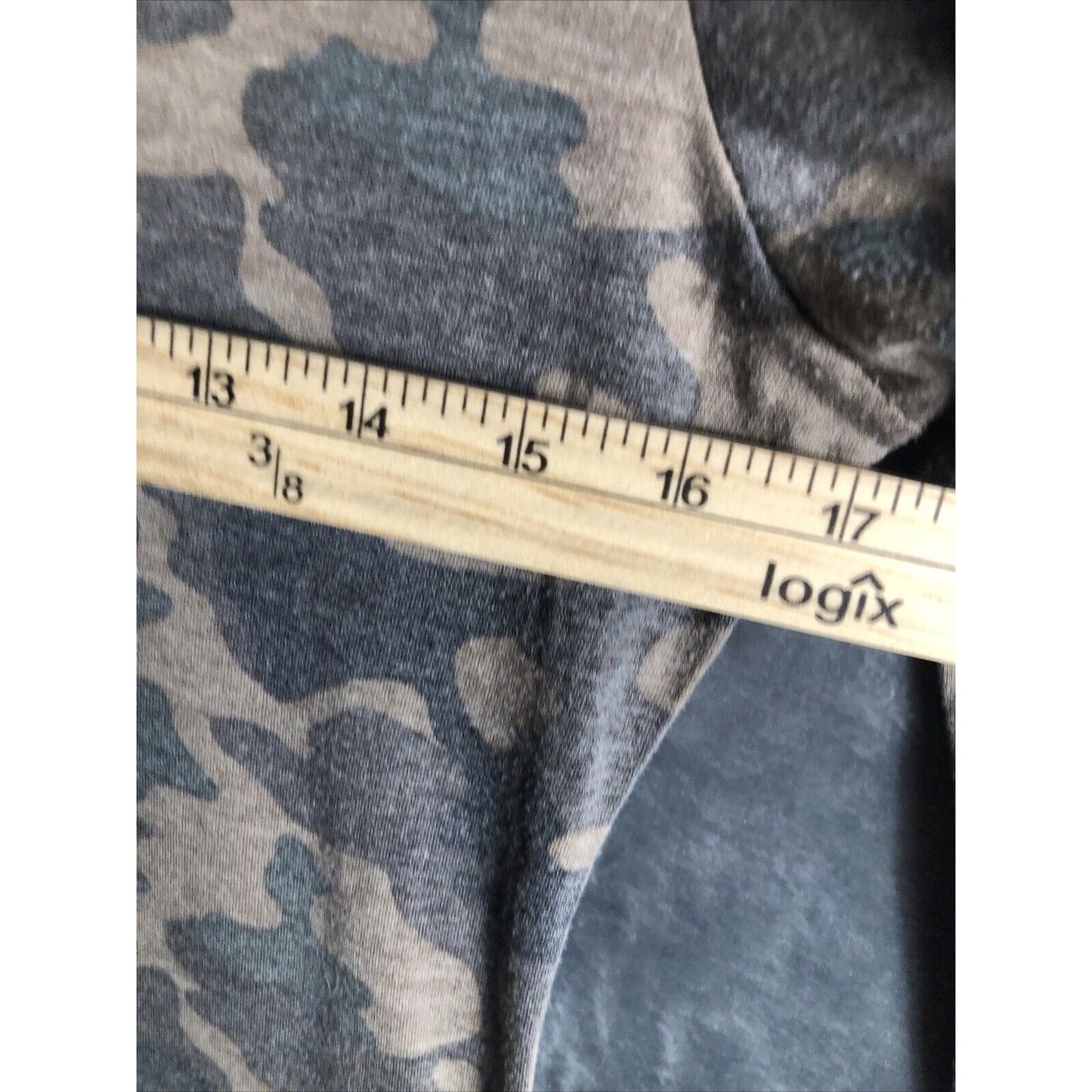 Tresics Top Camouflage Shirt Woman’s V-neck Long Sleeve Tee Shirt Adult Large