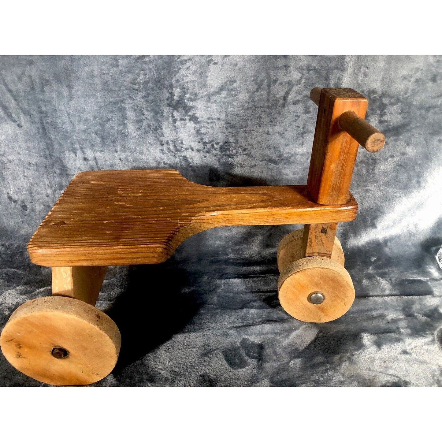 Hand Crafted Kids Wood Riding Toy Vintage Trike Handmade Kids Tricycle Bike