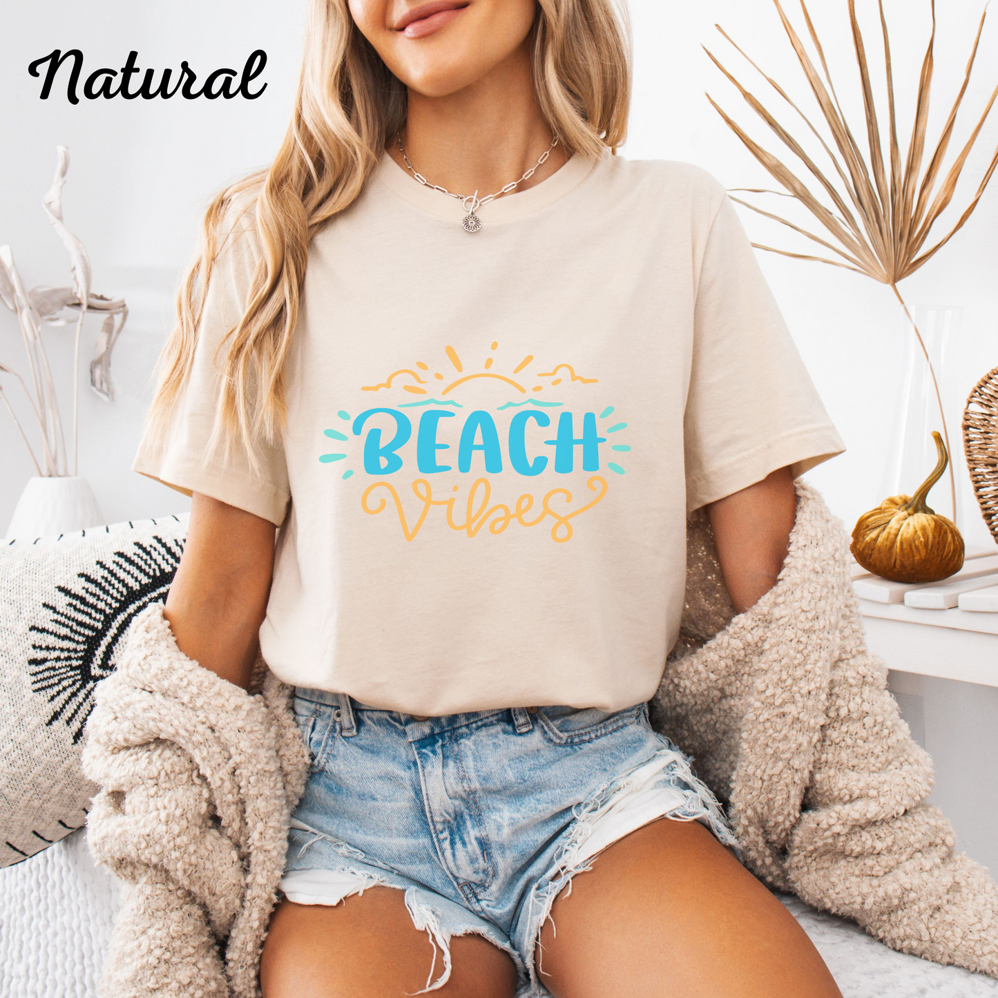 Beach Vibes Unisex Tee - Bella Canvas 3001