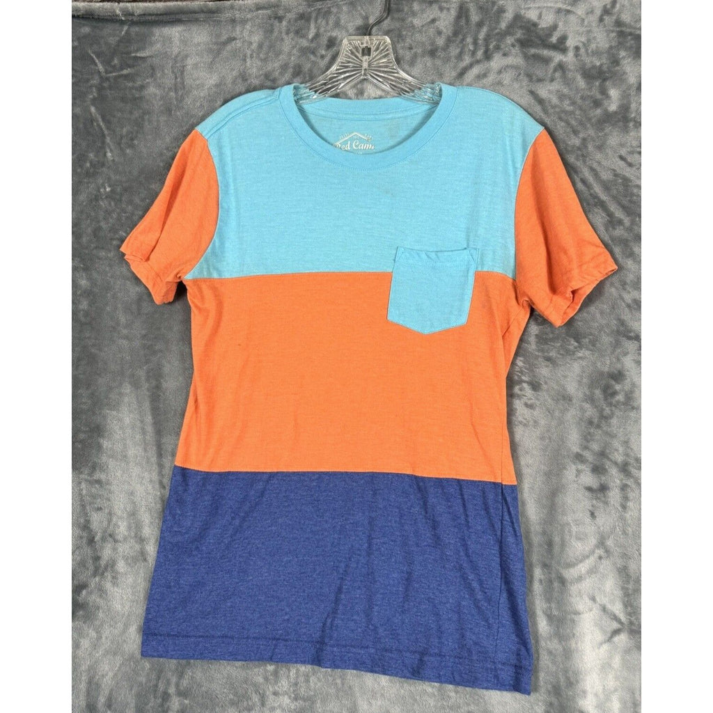 Red Camel Women Tops Tees - Short Sleeve Size Medium Colorful Blocks
