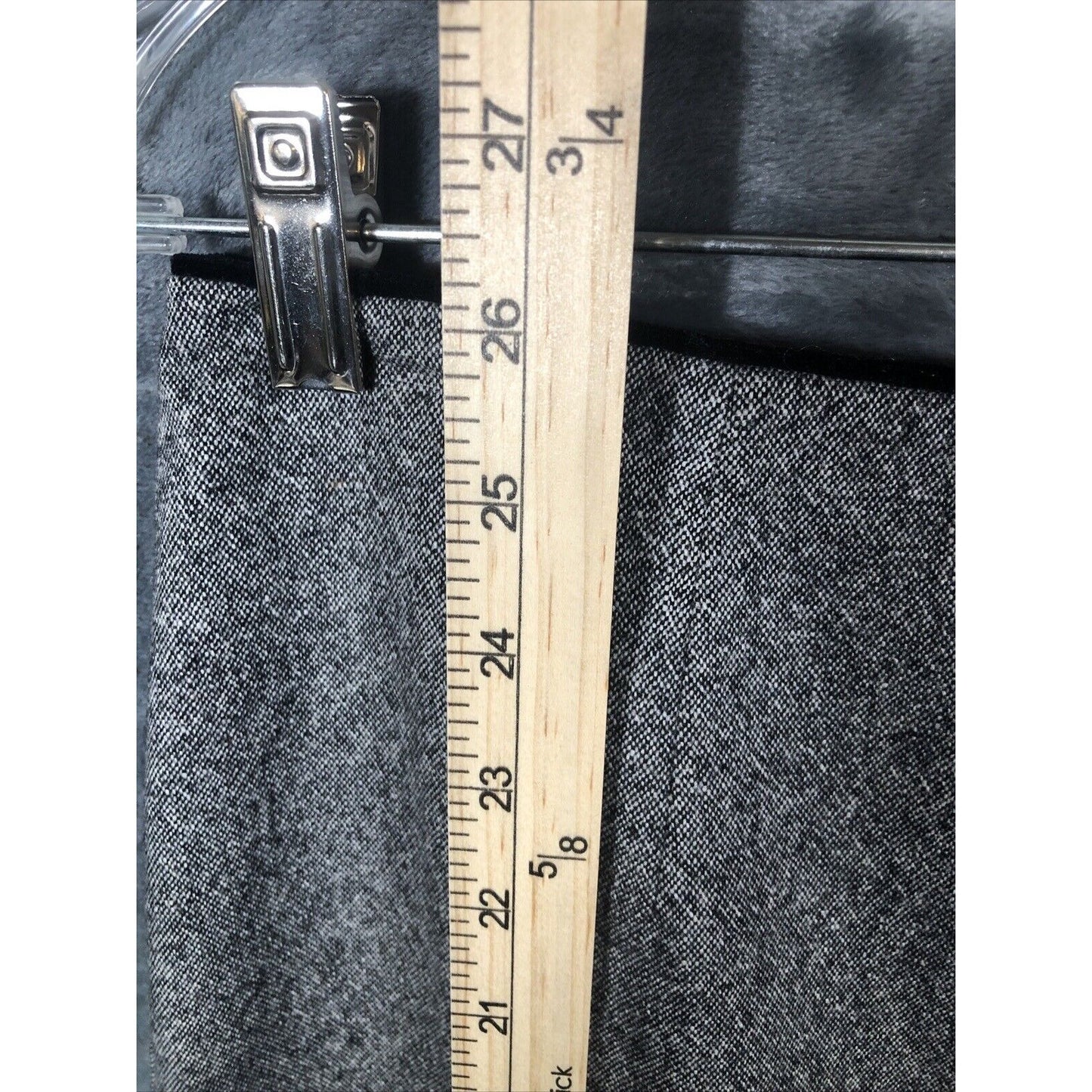 Ann Taylor Women's Gray Stretch Knee Length Lined ￼A-Line Skirt Size 6