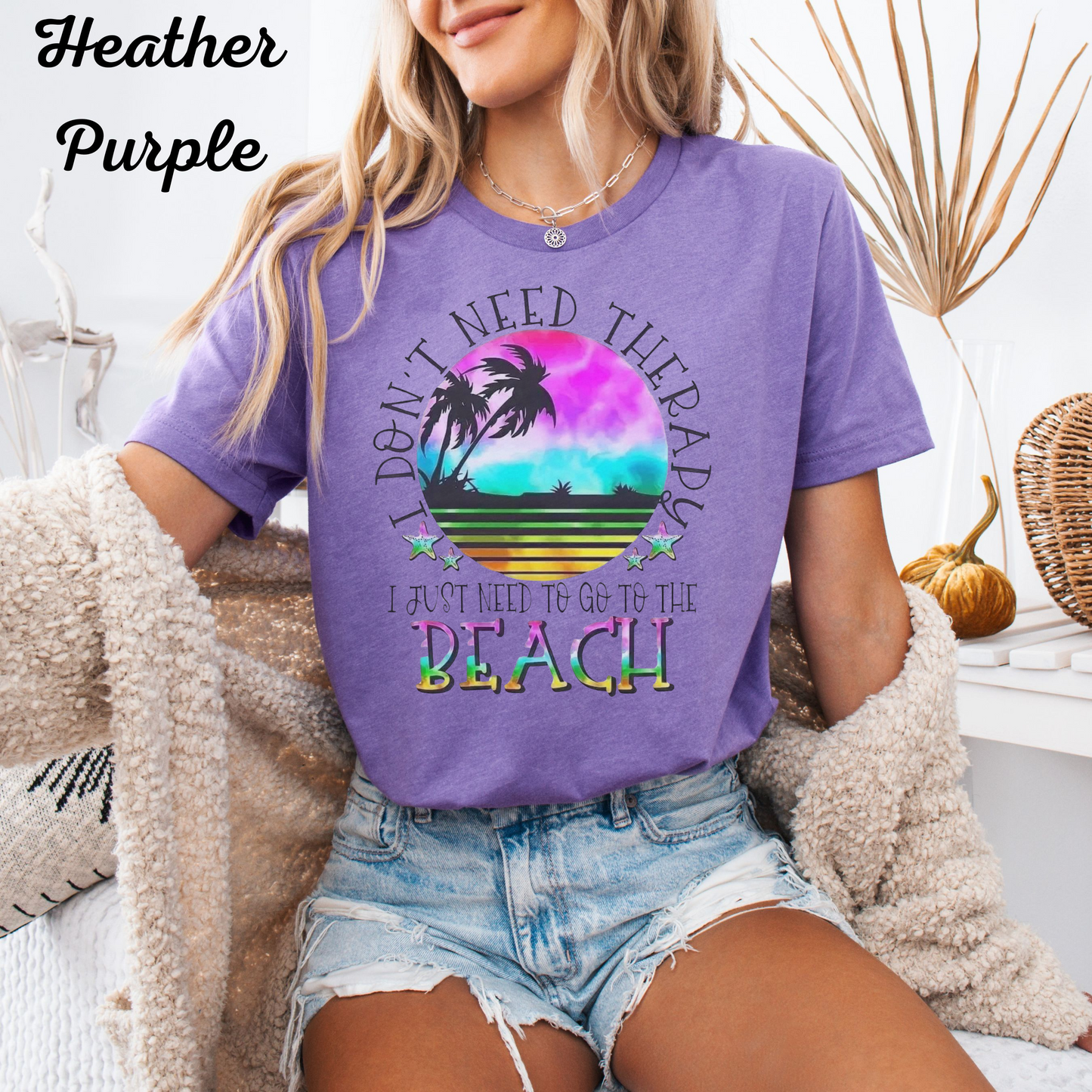 Beach Therapy Unisex T-Shirt - Bella Canvas 3001