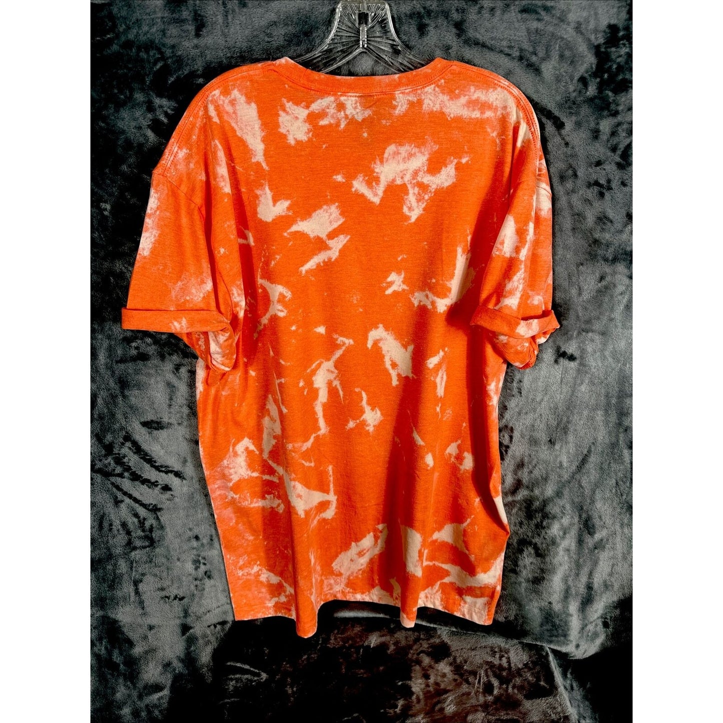 Women’s Shirt Stars Can’t Shine Without  Darkness Size Adult X L Orange Bleached