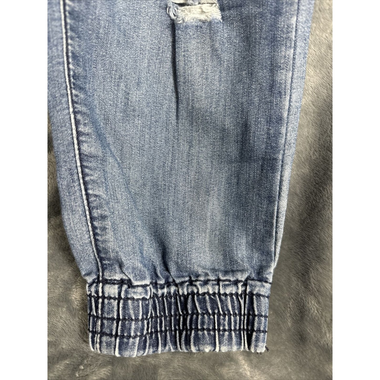 Rue 21 Pants Girls Small Distressed Soft Blue Joggers