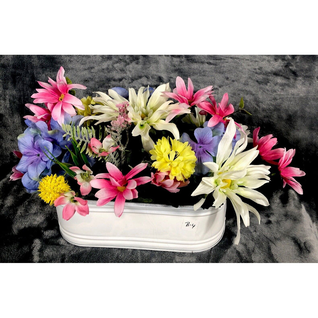 Artificial Flower Arrangement Spring Home Decor Floral Accents For The Home