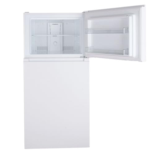 Kenmore 33 in. 20.5 cu. ft. Capacity Refrigerator/Freezer with Full-Width Adjustable Glass Shelving, Humidity Control Crispers, ENERGY STAR Certified, White