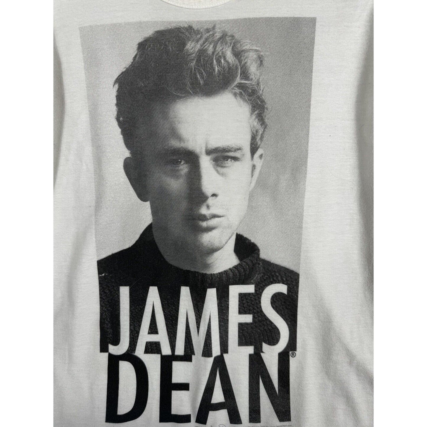 Old Navy Collectibletees James Dean White T-Shirt Fun Graphic Adult Size Large