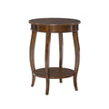 Powell Furniture Powell Hazelnut Round Shelf Table,, 18