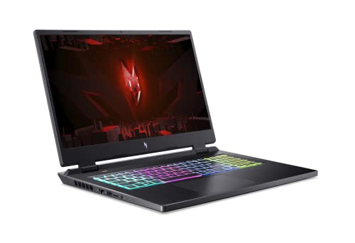 Acer Nitro 17 Gaming Laptop AMD Ryzen 7 7840HS Octa-Core CPU 17.3" FHD 165Hz IPS Display NVIDIA GeForce RTX 4050 16GB DDR5 1TB SSD Wi-Fi 6E RGB Backlit KB AN17-41-R6L9
