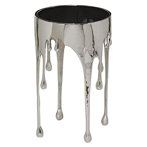 Deco 79 Contemporary Aluminum Accent, Side Table 16