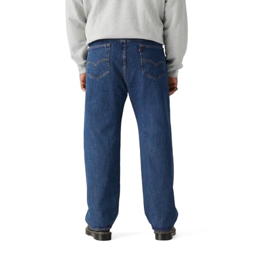 Levi's Men's 501 Original Fit Jeans (Also Available in Big & Tall), Dark Stonewash, 35W x 32L