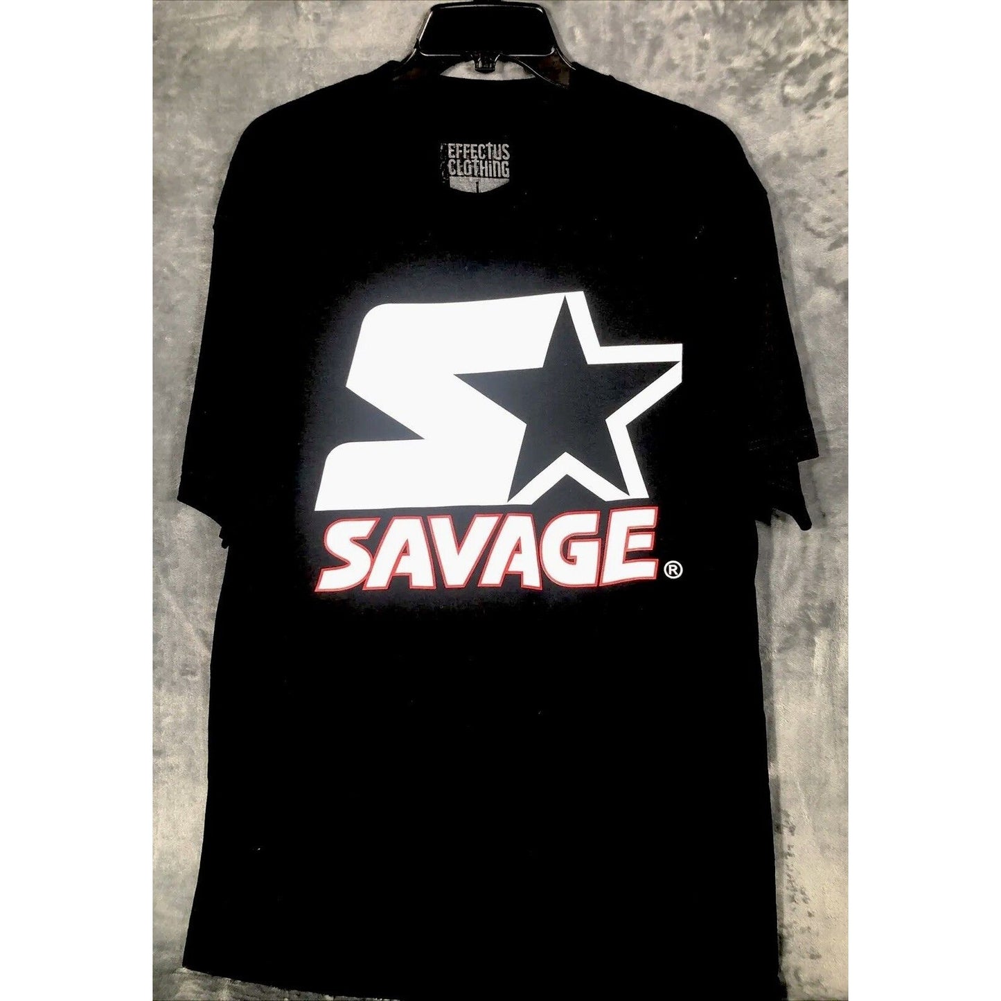 Infectious Clothing Savage Men’s T-Shirt Black Adult Size Large Shirt