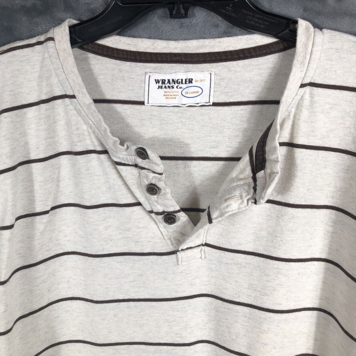 Wrangler Jeans Company Shirt Men’s Pullover Size Adult 2X Large