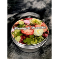 Hand Poured Candle Coconut And Soy Blend 4 Ounce Tin Peony In Freesia