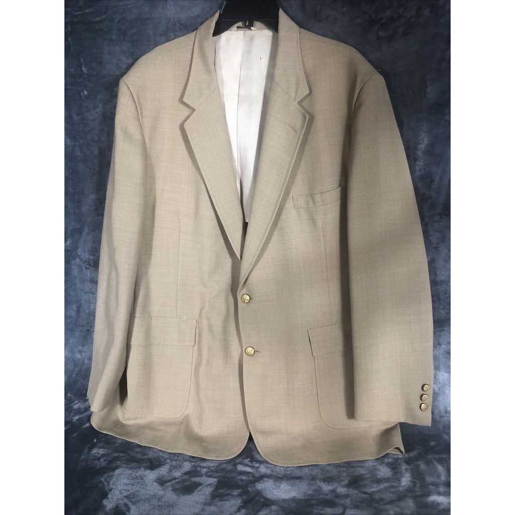 Vintage Maurice L Rothschilds & Company Men’s Suit Coat Beige Dress Jacket