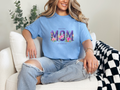Mother's Day T-Shirt, World's Best Mom Tee, Floral Graphic Shirt, Gift for Mom, Gildan Cotton Shirt, Customized Mother's Day Gift