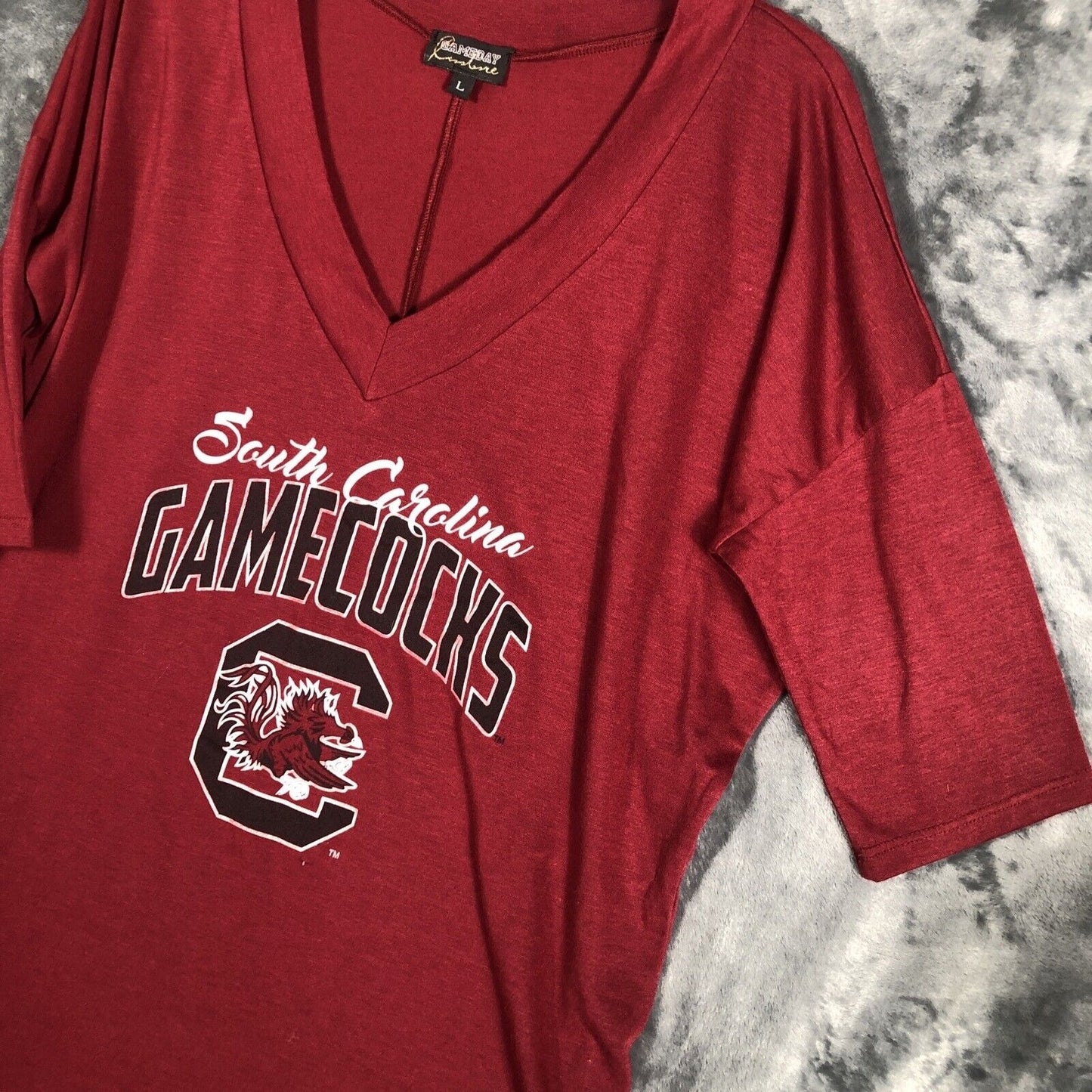 South Carolina Gamecocks Blouse Women’s V-Neck Shirt Game day T Shirt