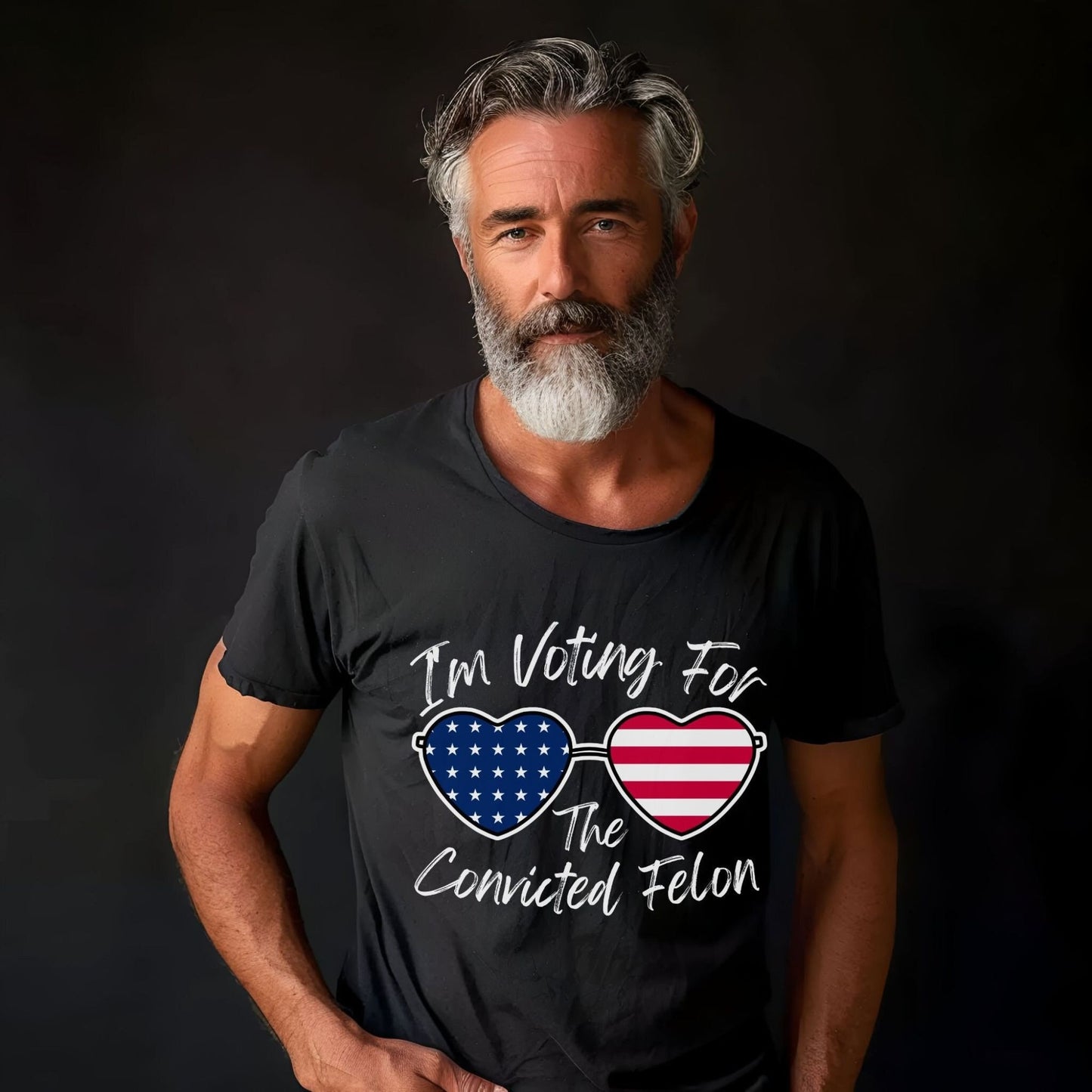 I'm Voting For The Felon Shirt Trump for President 2024 Sweatshirt Trump Nation Mugshot 47 Sweatshirt Republican Women Men Merica T Shirt