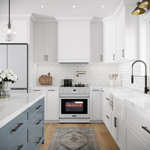 KoolMore KM-SER-30SS 30 in. Professional Electric Range with 14900W of Power, 240V in Stainless-Steel