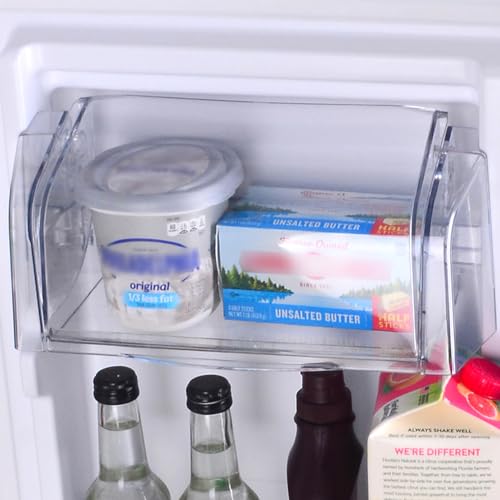 Kenmore 33 in. 20.5 cu. ft. Capacity Refrigerator/Freezer with Full-Width Adjustable Glass Shelving, Humidity Control Crispers, ENERGY STAR Certified, White