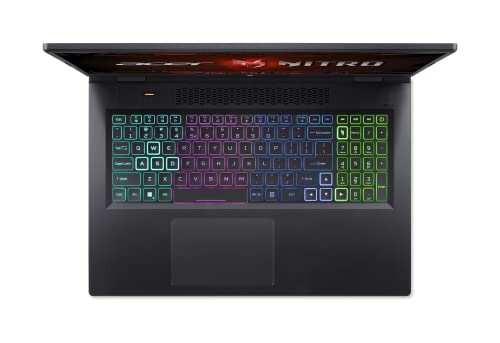 Acer Nitro 17 Gaming Laptop AMD Ryzen 7 7840HS Octa-Core CPU 17.3" FHD 165Hz IPS Display NVIDIA GeForce RTX 4050 16GB DDR5 1TB SSD Wi-Fi 6E RGB Backlit KB AN17-41-R6L9