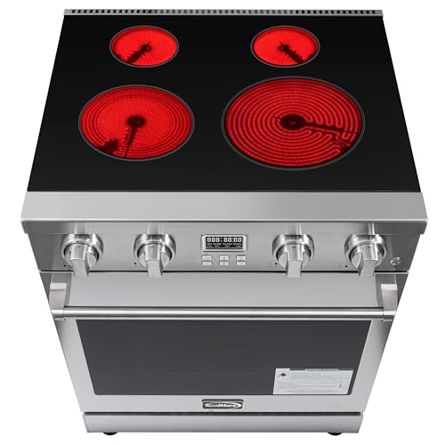 KoolMore KM-SER-30SS 30 in. Professional Electric Range with 14900W of Power, 240V in Stainless-Steel