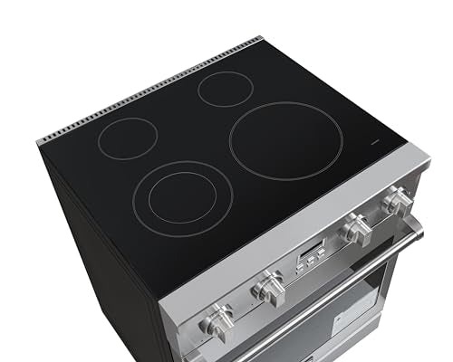 KoolMore KM-SER-30SS 30 in. Professional Electric Range with 14900W of Power, 240V in Stainless-Steel